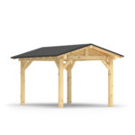 Pergola de madera Modelo Onega dos aguas