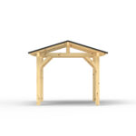 Pergola de madera Modelo Onega dos aguas