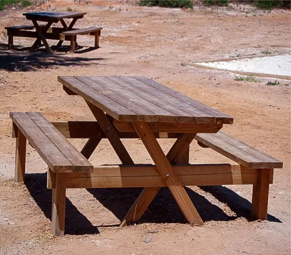 Mesa picnic Modelo Barbacoa