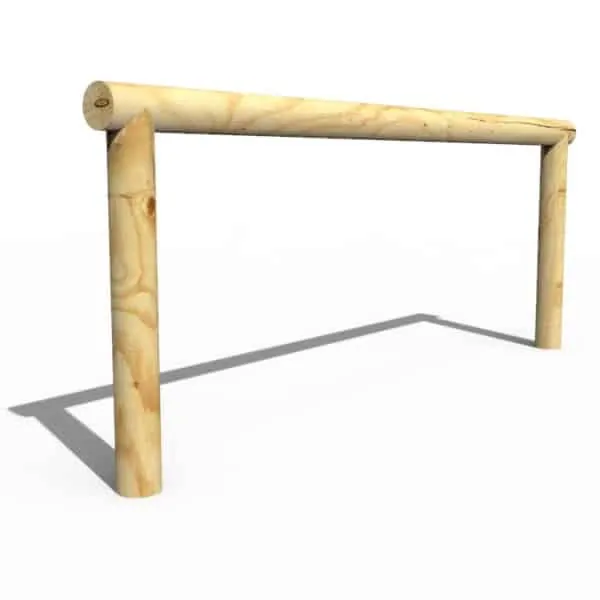 Valla de madera horizontal simple